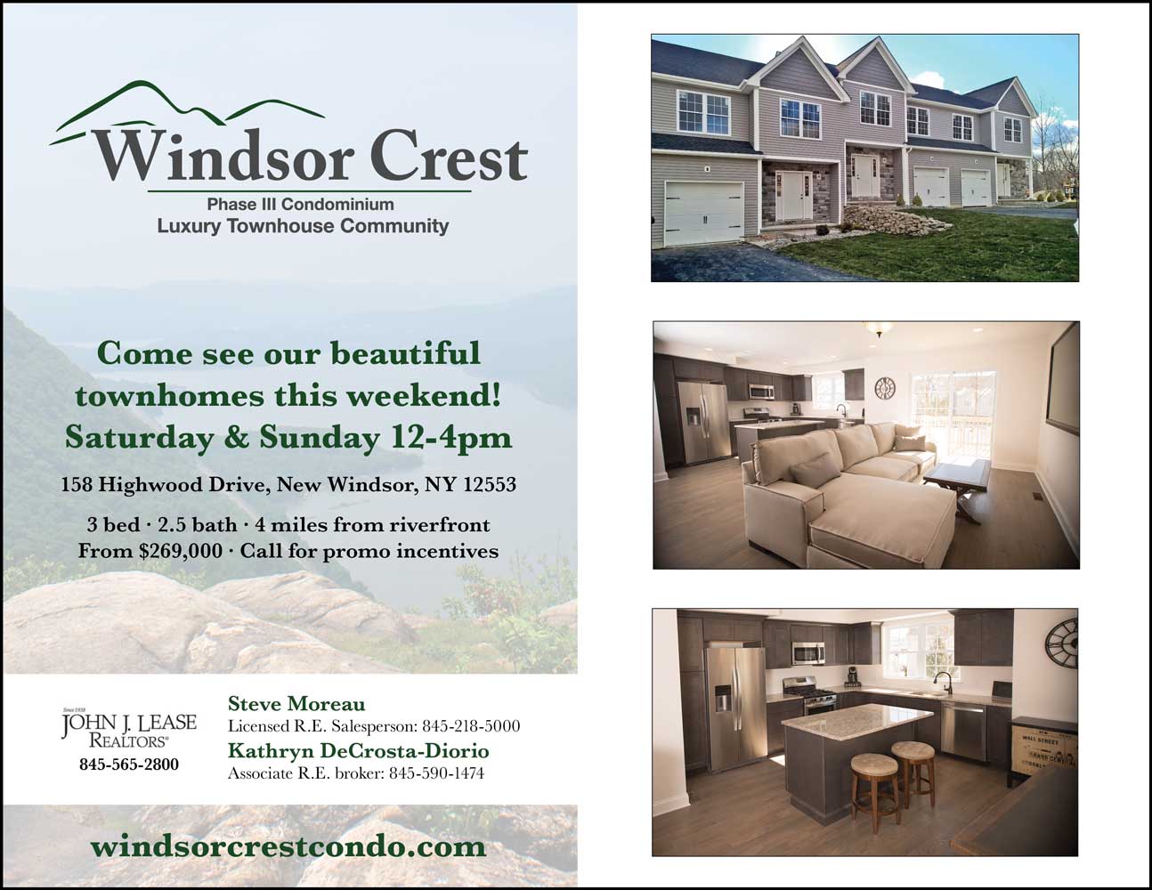 A facebook post or ad for Windsor Crest